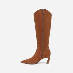 Emily Wide Calf Knee High Boot