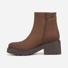 Janet Water Repellent Platform Bootie