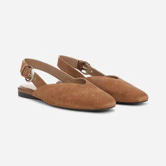 Crystal Slingback Flat