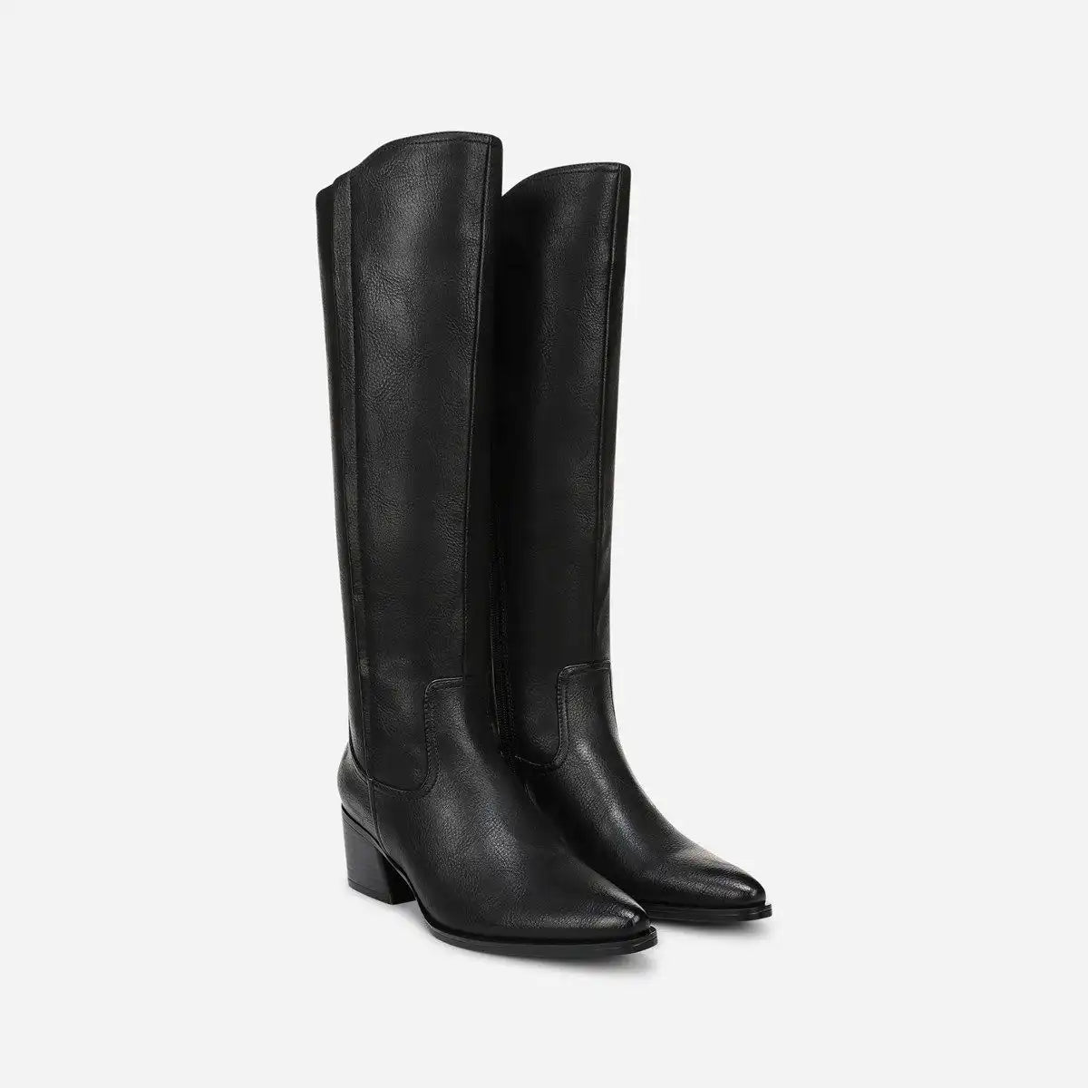 Golden Wide Calf Knee High Boot